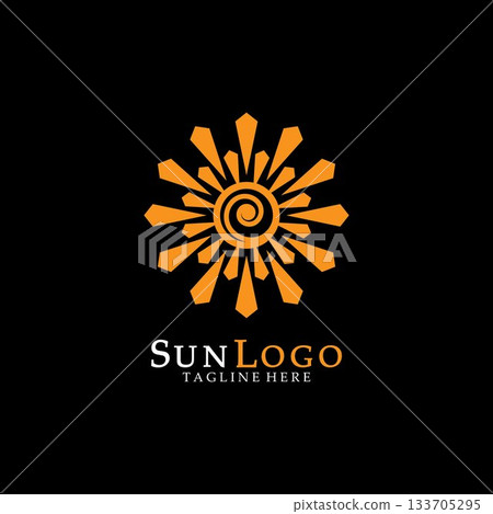 Sun Vector illustration Icon 133705295
