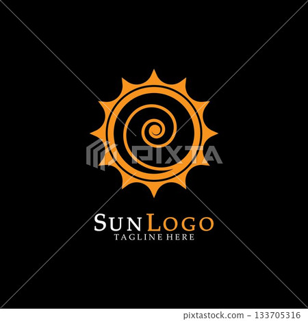 Sun Vector illustration Icon Sun Vector illustration Icon 133705316