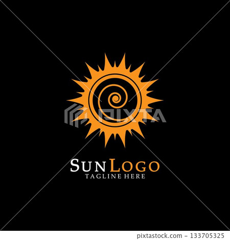 Sun Vector illustration Icon Sun Vector illustration Icon 133705325