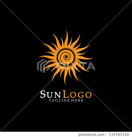 Sun Vector illustration Icon 133705330