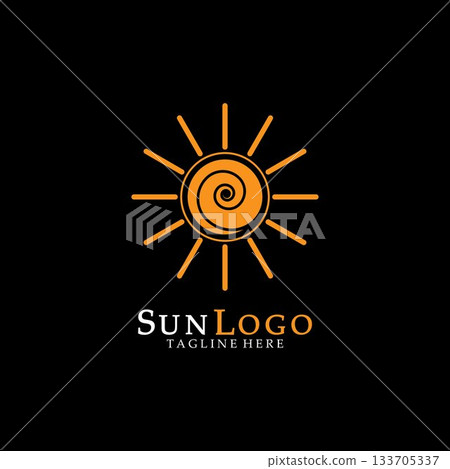 Sun Vector illustration Icon Sun Vector illustration Icon 133705337