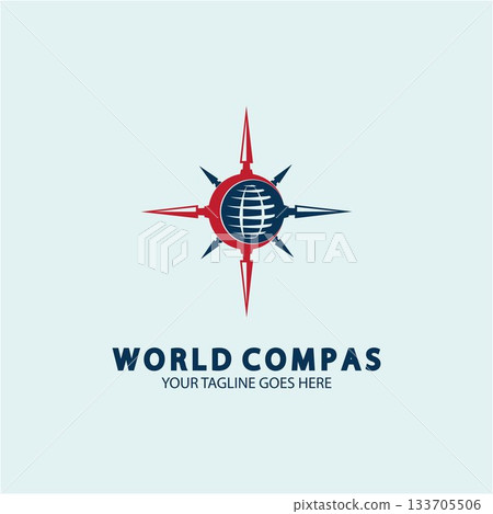 World Compass logo design, world logo concept, compass logo concept, earth icon, north, west, east and south direction, suitable for business and app logo or icon World Compass logo design, world logo concept, compass logo concept, earth icon, north, west, east and south direction, suitable for business and app logo or icon 133705506
