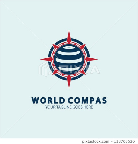 World Compass logo design, world logo concept, compass logo concept, earth icon, north, west, east and south direction, suitable for business and app logo or icon World Compass logo design, world logo concept, compass logo concept, earth icon, north, west, east and south direction, suitable for business and app logo or icon 133705520