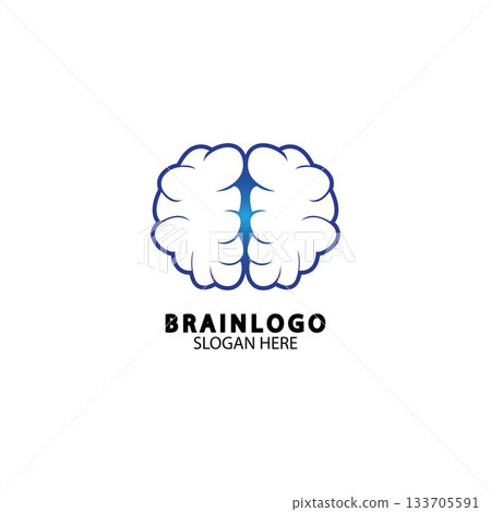 Brain logo designs concept vector, Health Brain Pulse logo, Brain care logo template vector Brain logo designs concept vector, Health Brain Pulse logo, Brain care logo template vector 133705591