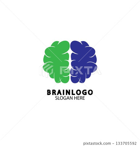 Brain logo designs concept vector, Health Brain Pulse logo, Brain care  logo template vector 133705592