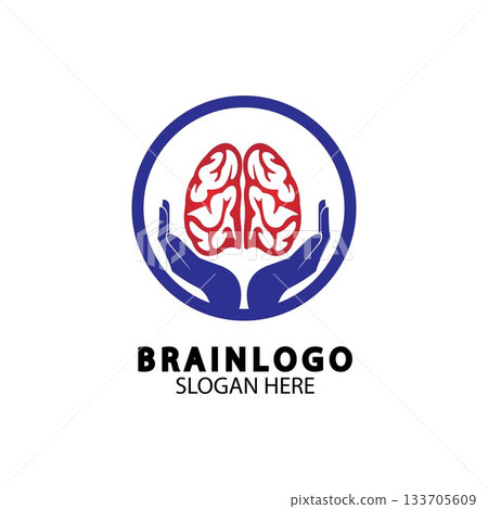 Brain logo designs concept vector, Health Brain Pulse logo, Brain care  logo template vector 133705609