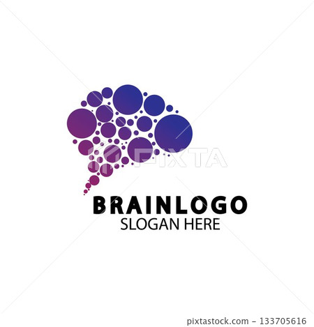 Brain logo designs concept vector, Health Brain Pulse logo, Brain care logo template vector Brain logo designs concept vector, Health Brain Pulse logo, Brain care logo template vector 133705616
