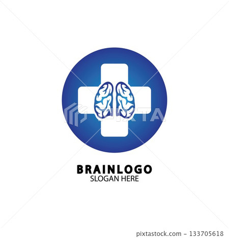 Brain logo designs concept vector, Health Brain Pulse logo, Brain care  logo template vector 133705618