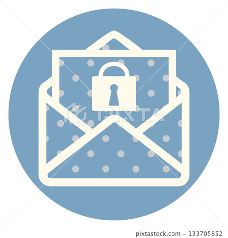 Email simple icon key blue polka dots Email simple icon key blue polka dots 133705852