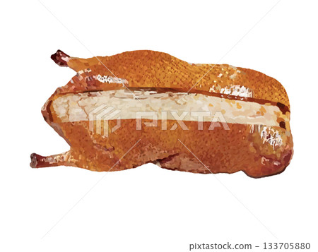 Peking duck (whole chicken) cut 133705880