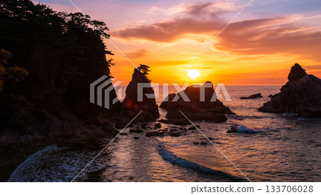 Sasagawa flow/evening view Sasagawa flow/evening view 133706028