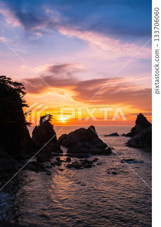 Sasagawa flow/evening view 133706060