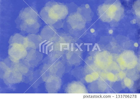 Illustration material: Gold pattern on a dark blue background (night sky image) 133706278