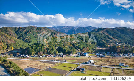 Scenery around the Sasagawa district of Asahi Town, Toyama Prefecture, Japan Scenery around the Sasagawa district of Asahi Town, Toyama Prefecture, Japan 133706299