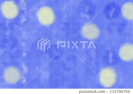 Illustration material: Gold pattern on a dark blue background (night sky image) 133706709