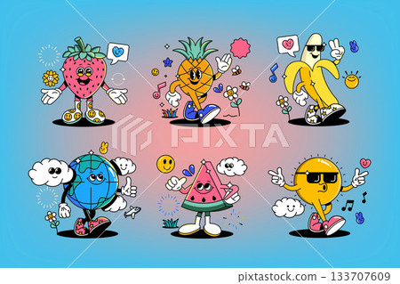Groovy character design 3 Groovy character design 3 133707609