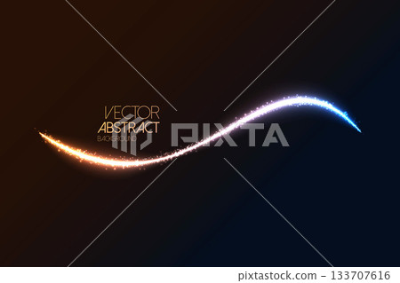 Glittering dust tail Glittering dust tail 133707616