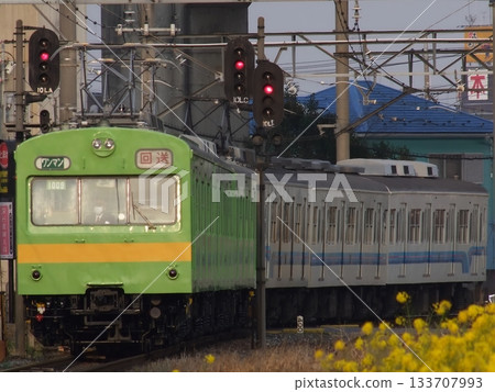 Chichibu Railway Kansai Line Color Super Rare 6-Car Operation 133707993