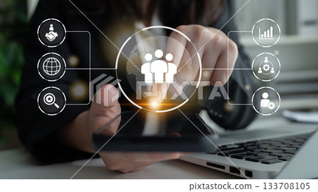 Global business management and teamwork strategy Parse 133708105