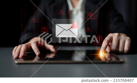 Phishing email alert and cybersecurity risk detection Parse 133708407