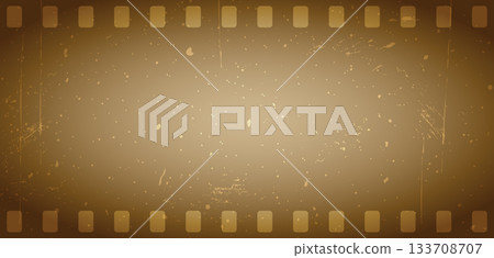 Old film effect. Abstract grungy backdrop with gritty texture and paint spray effect. Distressed scratch retro sandy cinema screen frame. Vector illustration Old film effect. Abstract grungy backdrop with gritty texture and paint spray effect. Distressed scratch retro sandy cinema screen frame. Vector illustration 133708707