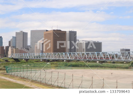 Kawasaki cityscape Kawasaki cityscape 133709643