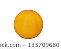 Yellow Glowing Sphere Resembling Full Moon 133709680