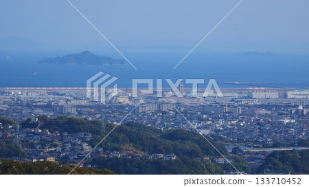 View of Iwakuni Air Base from Iwakuni Castle Tower 1 View of Iwakuni Air Base from Iwakuni Castle Tower 1 133710452