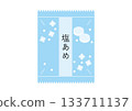 Simple salt candy illustration, one bag Simple salt candy illustration, one bag 133711137