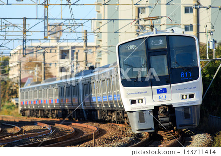 JR九州811系列車（未更新車廂連動） 133711414