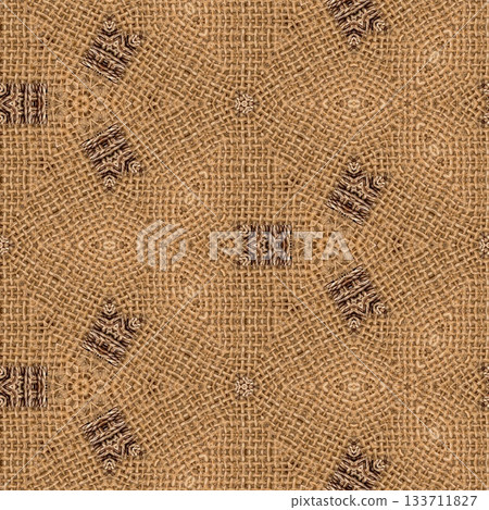Rustic Jute Fabric Pattern with Woven Burlap Texture craft background. Natural Jute Sack. Organic Burlap Texture for any fashion Design Use Rustic Jute Fabric Pattern with Woven Burlap Texture craft background. Natural Jute Sack. Organic Burlap Texture for any fashion Design Use 133711827