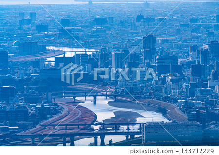 Winter Okayama city seen from Mt. Kasai 5 Kita-ku, Okayama City, Okayama Prefecture 133712229
