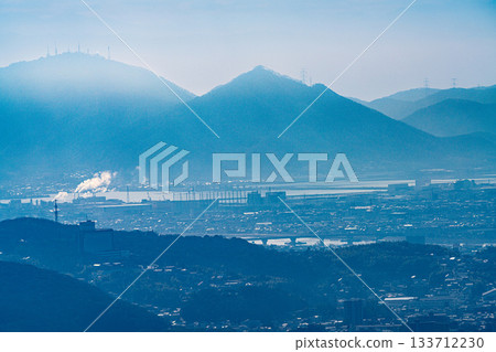 Winter Okayama city seen from Mt. Kasai 6 Kita-ku, Okayama City, Okayama Prefecture 133712230