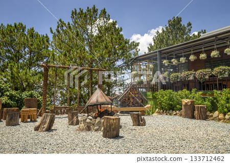 Rural life on Langbiang Mountain in Dalat, Vietnam 133712462
