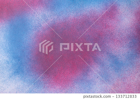 Red and blue spray paint background 133712833