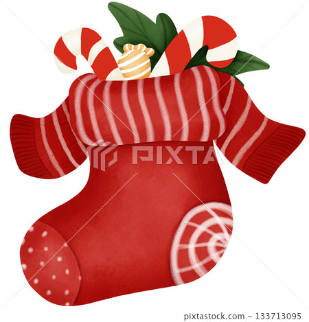 Red sock Christmas Red sock Christmas 133713095