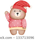 toy bear with a scarf 133713096