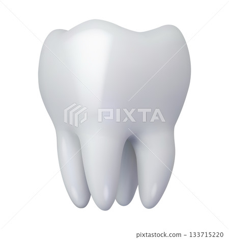 Realistic 3D Tooth Illustration 133715220