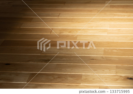 陽光充足的客廳鋪設實木地板 陽光充足的客廳鋪設實木地板 133715995