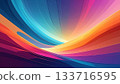 Colorful background with thin light lines 133716595