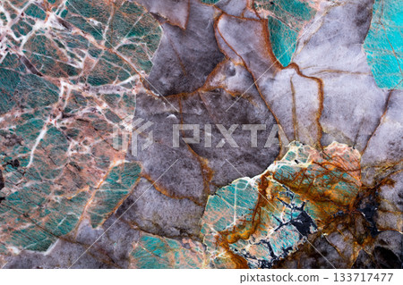 Amazonite quartzite background in elegant tone for your new design. Amazonite quartzite background in elegant tone for your new design. 133717477