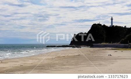 福島縣鹽屋崎燈塔與海岸線（東日本大地震後的重建） 133717623