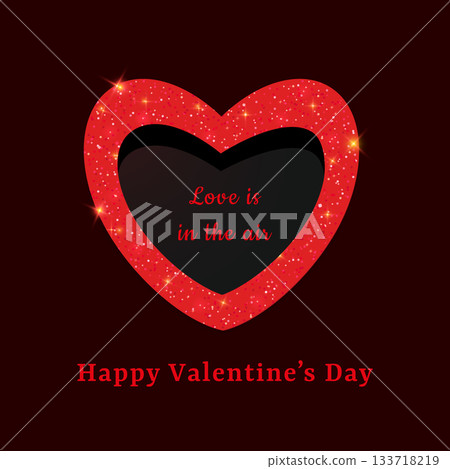 Happy Valentines day. Poster, greeting card, cover, label, sale promotion templates, background. Vector illustration Happy Valentines day. Poster, greeting card, cover, label, sale promotion templates, background. Vector illustration 133718219