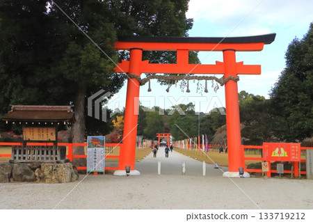 Kamigamo Shrine (torii gate, Kyoto City) 133719212