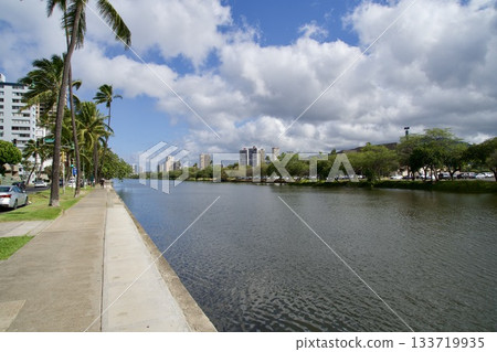 阿拉威運河和檀香山的雲景 133719935