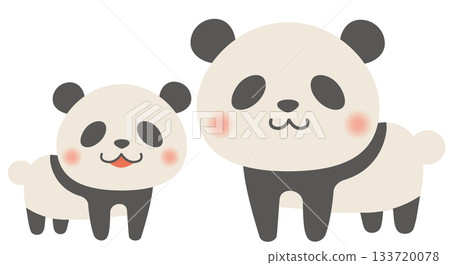 Animals_Panda (parent and child) Animals_Panda (parent and child) 133720078