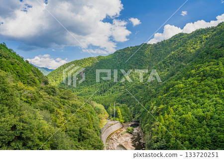 View of Ure Dam in Shinshiro City (Aichi Prefecture) 133720251