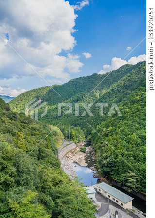 View of Ure Dam in Shinshiro City (Aichi Prefecture) 133720253