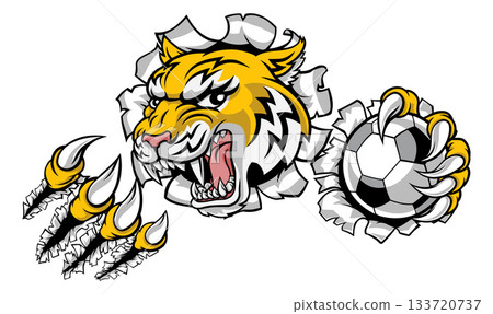 Wildcat Bobcat Bobcats Wildcats Soccer Mascot 133720737