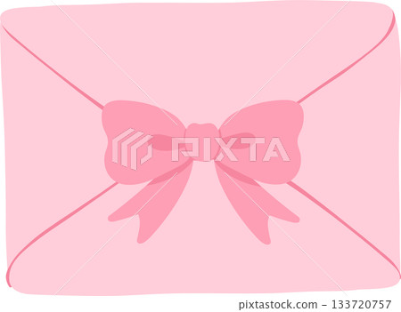 Coquette Valentine flat vector with girly romantic elements Coquette Valentine flat vector with girly romantic elements 133720757